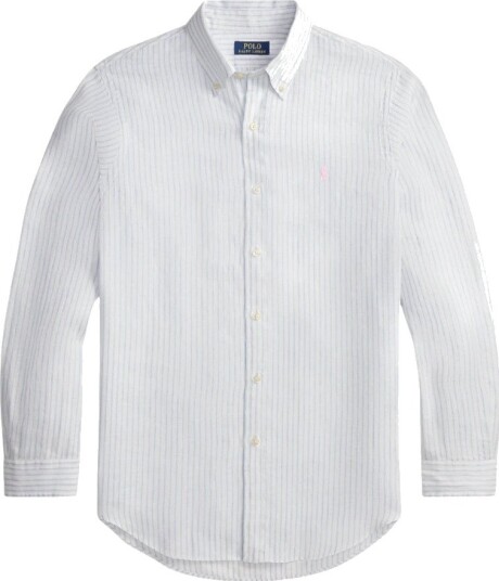 Polo Ralph Lauren Slim Fit Striped Linen Shirt Multi/patterned XL