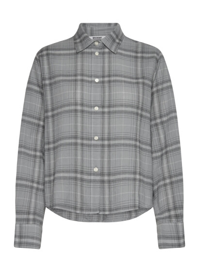 Weekday Oversized Shirt - Grey - XS