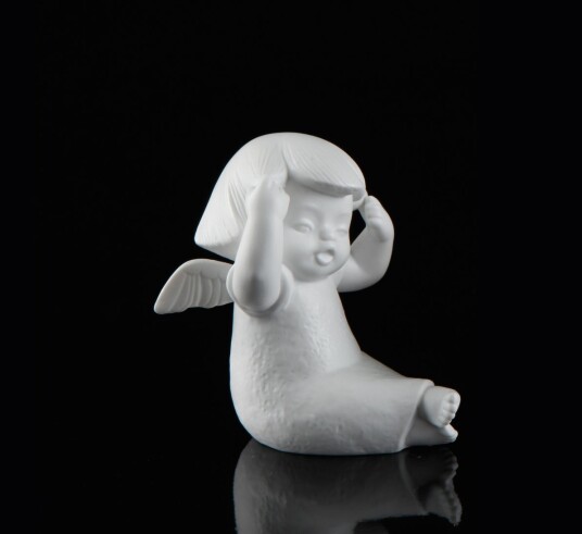 Goebel Little Angels Elegantly Coiffured Engel 6,5 Cm