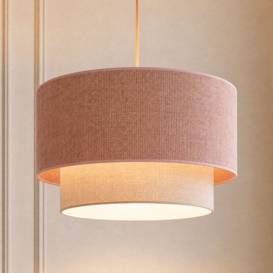 Hengelampe Duolla Boho Beige Soverom Stoff / Tekstil Ungdommelig 25 Beige Hengelampe Duolla Boho Beige Soverom Stoff / Tekstil Ungdommelig 25 Beige
