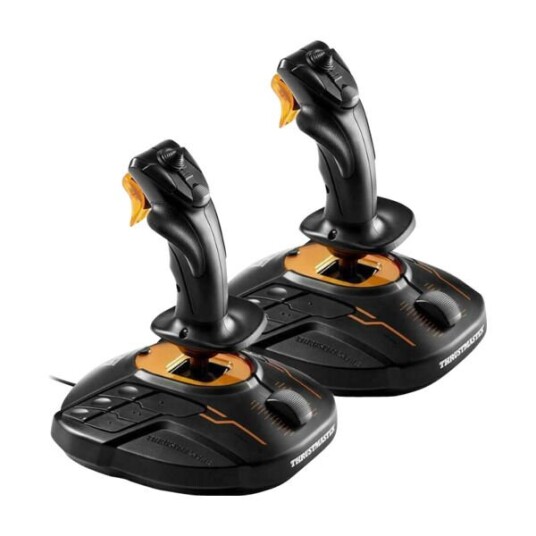 Thrustmaster T.16000M FCS Space Sim Duo - Joystick - 16 knapper - kablet (en pakke 2) Thrustmaster T.16000M FCS Space Sim Duo - Joystick - 16 knapper - kablet (en pakke 2)