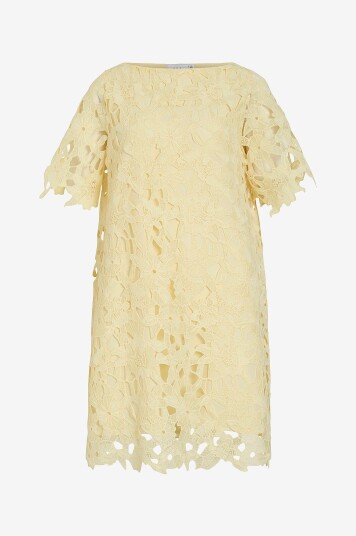 Vila Kjole viSienna Boatneck 2/4 Gul