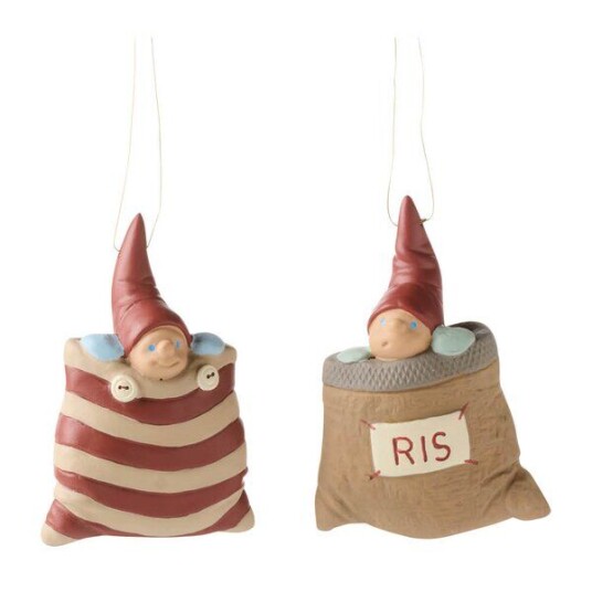 Klarborg   Nisserikker 2023 julepynt 6 cm