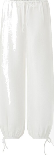 Gina Tricot   Ballongbukser Sheer   Hvit