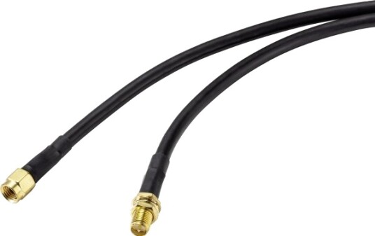 Speaka Professional Sp-9226164 5 M Rg-58/U Rp-Sma Rp-Sma Sort