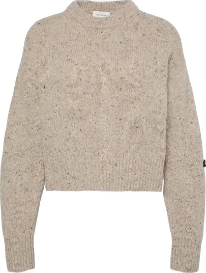 Calvin Klein Jeans Donegal Crewneck OATMEAL XXL