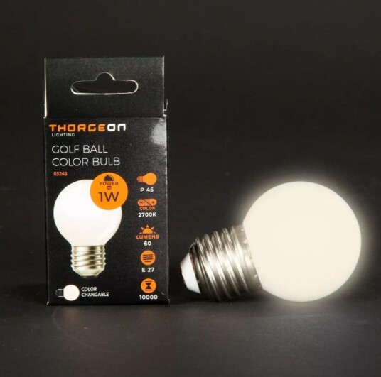 ThorgeOn  Varmhvit E27 LED-pære til Lysslynge 