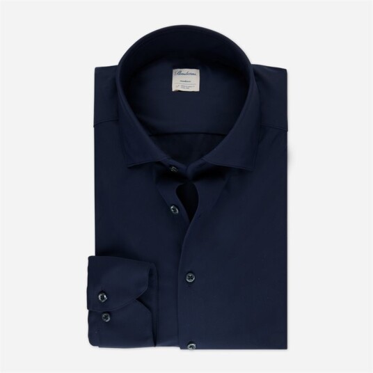 Stenströms Slimline Jersey Shirt - Navy Blå XL Stenströms Slimline Jersey Shirt - Navy Blå XL