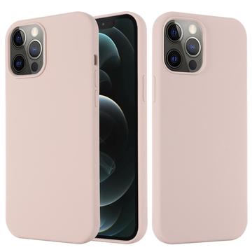 iPhone 13 Pro Max Liquid Silikondeksel MagSafe-kompatibel Rosa