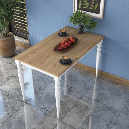Naryani Spisebord 120 cm - Valnøtt/Hvit