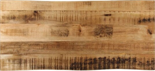Bordplate naturlig kant 100x40x3,8 cm grovt heltre mangotre 370684