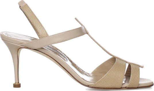 Manolo Blahnik Dame Sko Rosa 39 EU,