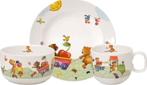 Villeroy & Boch Hungry as a Bear barneservise 3 deler