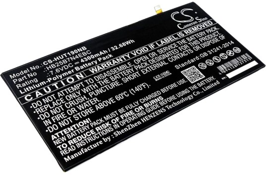 Batteri til Huawei HZ-W19 HUT190NB