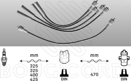 Tennplugg kabelsett EFI AUTOMOTIVE 3414 Tennplugg kabelsett EFI AUTOMOTIVE 3414