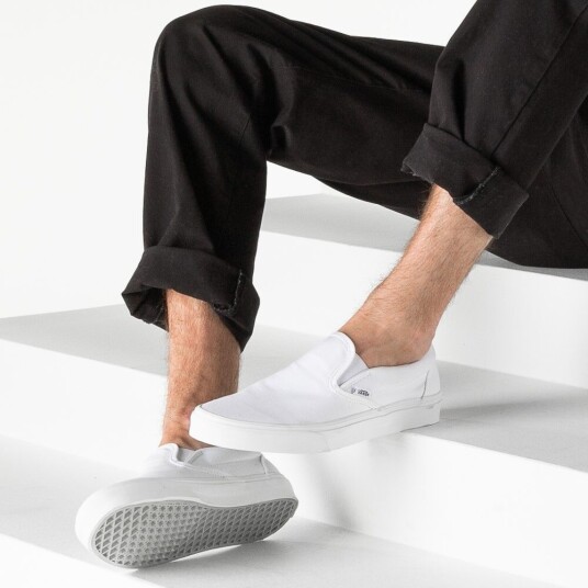 Vans - Classic Slip-On True White (Herre) storrelse 445