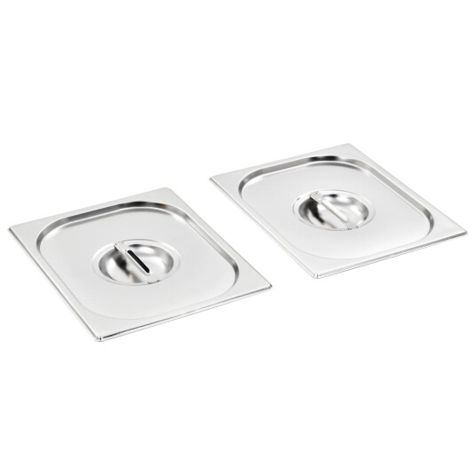  Pannelokk 2 stk GN 1/2 rustfritt stål 50891
