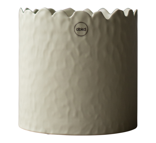 Dbkd Flowery krukke Ø16 cm Creme