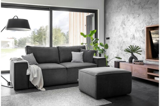 Kamli Sovesofa 3 seters med Oppbevaring Mørkegrå Kamli Sovesofa 3 seters med Oppbevaring Mørkegrå