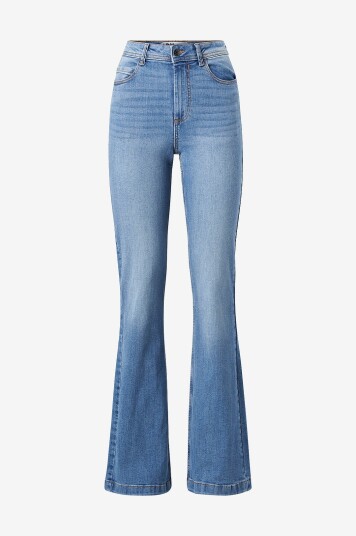JDY   Jeans jdyFlora Flared High   Blå