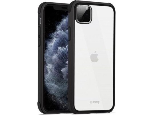 Crong Crong Trace Clear Cover Iphone 11 Pro (5.8 '') With Black Bezel