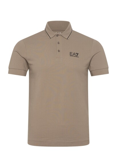 EA7 Polo Shirt Brown M EA7 Polo Shirt Brown M