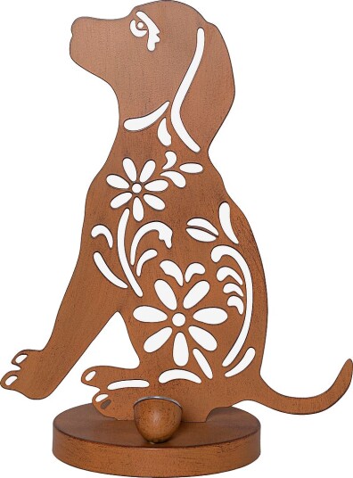 Star Trading Solardekorasjon Oxidog Bronse Solcellelamper