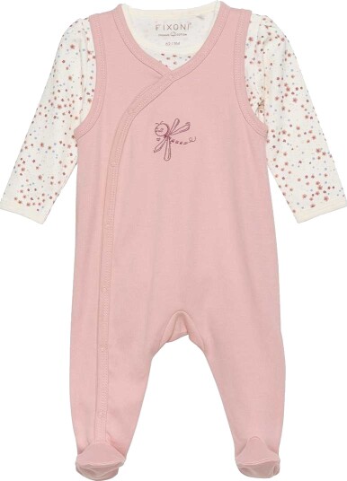 Fixoni Body Ls W.romper - Multi/patterned - 68 Fixoni Body Ls W.romper - Multi/patterned - 68