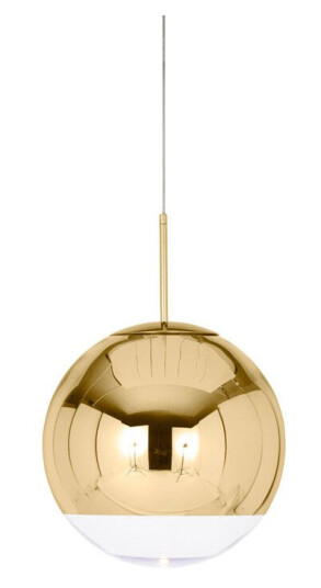 Tom Dixon - Mirror Ball 40 LED Taklampe Gull