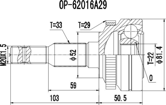 PROCARO 77-OP-090 Drivledd