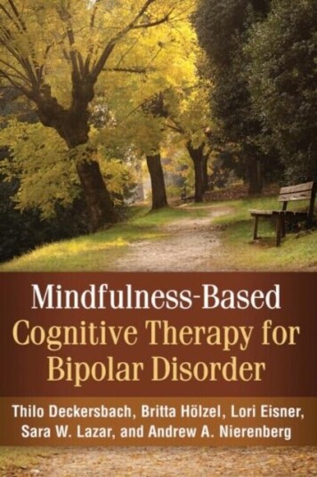 Mindfulness Based Cognitive Therapy for Bipolar Disorder