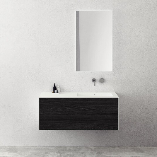 Copenhagen Chic 120R Corian® røkt svart eik