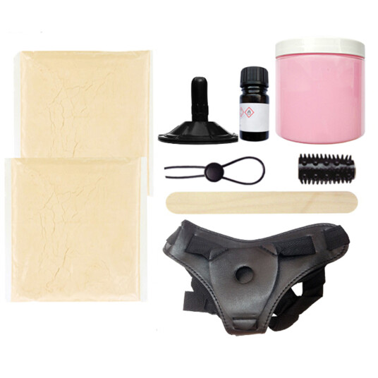 Cloneboy Lag Selv Dildo med Harness - Beige - One Size Cloneboy Lag Selv Dildo med Harness - Beige - One Size
