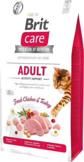 Brit Care Kornfritt Kattemat for Voksne Katter Aktivitetssupport 2 kg Brit Care Kornfritt Kattemat for Voksne Katter Aktivitetssupport 2 kg