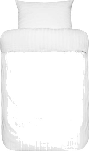 Høie of Scandinavia Milano Sateng Sengesett - White - 140X200;50X70CM Høie of Scandinavia Milano Sateng Sengesett - White - 140X200;50X70CM