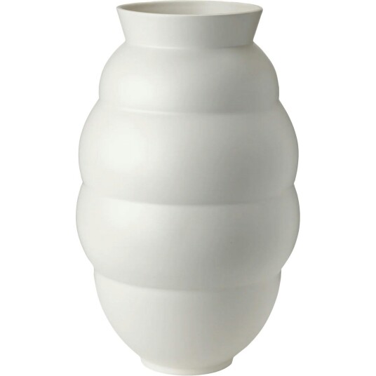Knabstrup Keramik Tortus Archie No5 Vase 41,5 cm Hvit