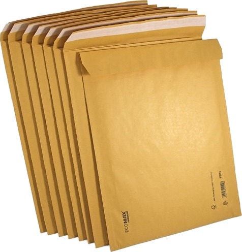 Boblepose Boblekuvert 320 X 455 Mm Kort Side Åben Brun Vægt: 0.082 Kg Pakke A 50 Stk Palle A 20