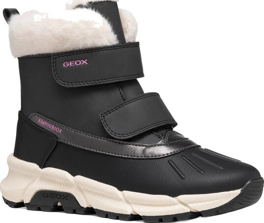 GEOX J Flexyper Plus Girl BLACK 32 GEOX J Flexyper Plus Girl BLACK 32