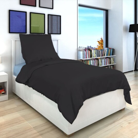 vidaXL Dynetrekk 135x200/80x80 cm bomull