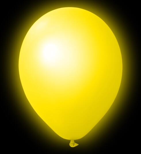 Globos Europe LED-Ballonger Gule 5-pakk 2120024