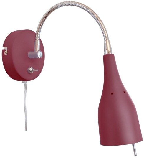 Tanum Vegglampe  Vinrød