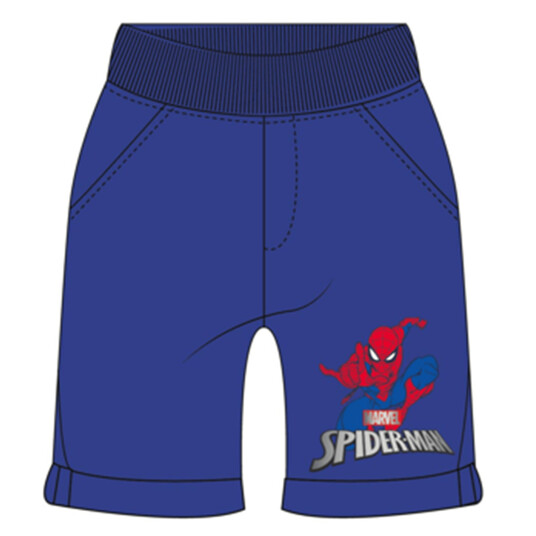 Spider-Man Bermuda Shorts Spidey Blue - 128 / 8 år - Barn - 60% bomull/40% polyester