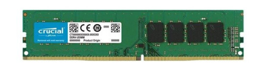 Crucial - DDR4 - 16 GB - DIMM 288-pin - unbuffered (0649528903587)