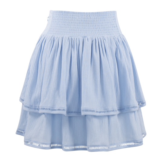 Lori Skirt Light Blue S Organic cotton skirt