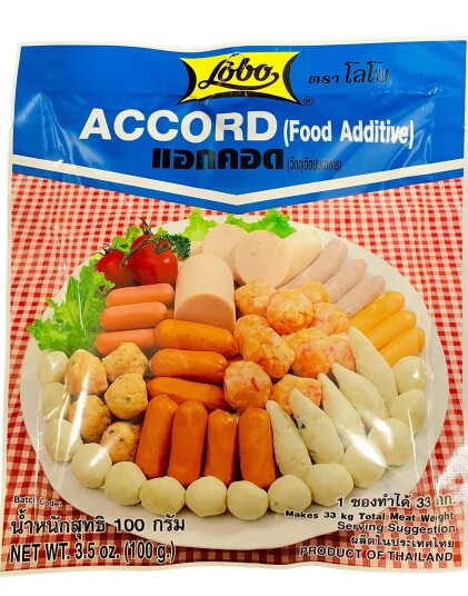 Accord Phosphate Mix For Meat Food Additive Lobo 100 gram Thailand