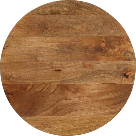 Bordplate Ø 50x2,5 cm rund heltre mango