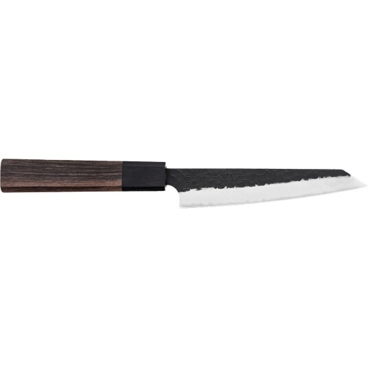 Suncraft Shinmatsu bunka kokkekniv 13.5 cm, kurouchi finish