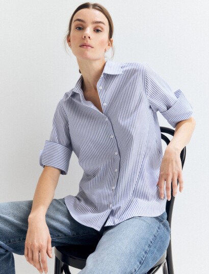 Newhouse Mimmi Oxford Shirt Blue 42 Newhouse Mimmi Oxford Shirt Blue 42