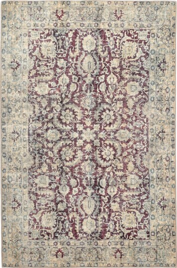 Flatvevd teppe Delvar rød Størrelse: 150 x 230 cm