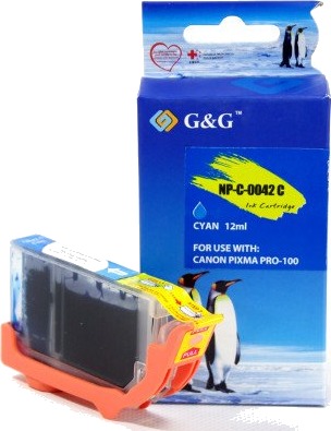 G&G Patrone Kompatibel Canon Cli-42C/6385B001 Cyan